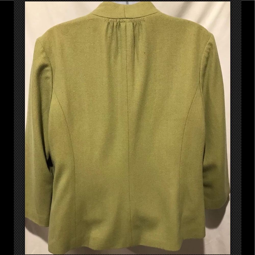 TABITHA Anthropologie Sweet Ruffle Wool Cropped - Picture 5 of 8